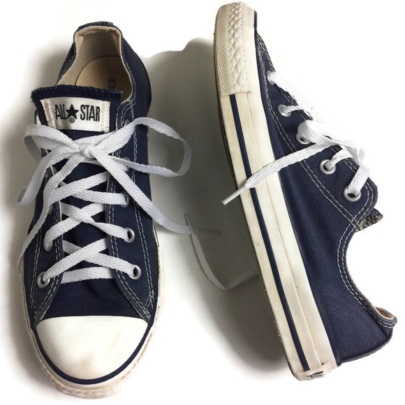 Converse Other - Converse Allstar Ox Navy Low Top Sneaker Size 3